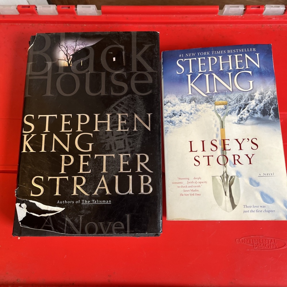 Lot 2 Black House Stephen King Peter Straub HC + Linsey's Story Paperback Book